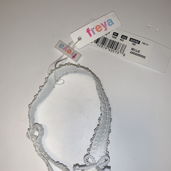 🆕 Freya “Millie” White Mesh Lace Bra - Women’s Size 40E / E40 - Picture 8 of 8